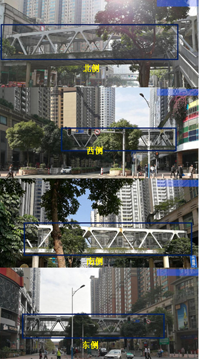 廣州珠興盛路東側西側南側北側戶外廊橋大牌廣告